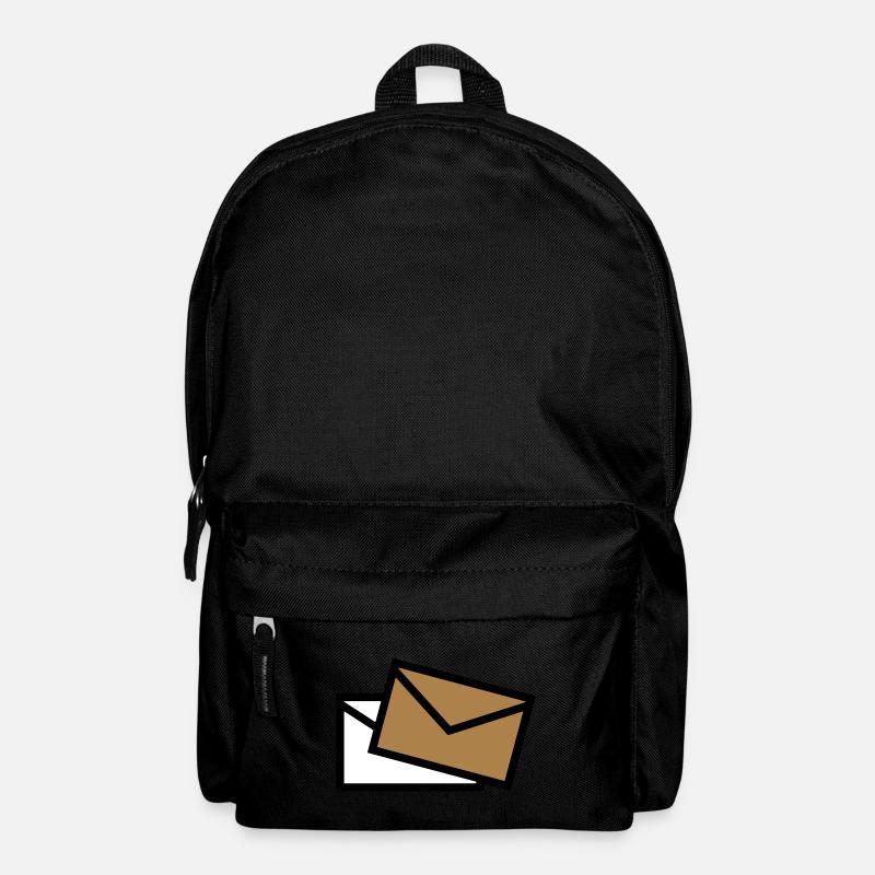 Post - Mail - poste / Brief - letter - lettre - Rucksack - Schwarz