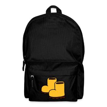 Stiefel Winterstiefel Regenstiefel - Rucksack - Schwarz - Vorne