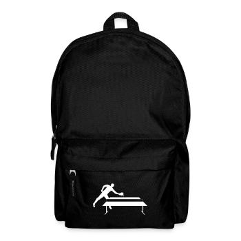 Joueur à table de ping-pong - Sac à dos - noir - Devant