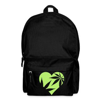 cannabis love - Backpack - black - Front