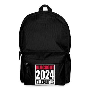 Blockout Celebrities 2024 | Farben änderbar - Rucksack - Schwarz - Vorne