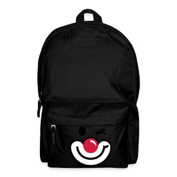 Clownsgesicht 2 - Rucksack - Schwarz - Vorne