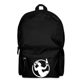 Bier Trinken Party Logo - Rucksack - Schwarz - Vorne