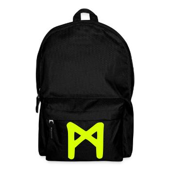 Celtic Symbols - Rune MANNAZ 1 - Backpack - black - Front