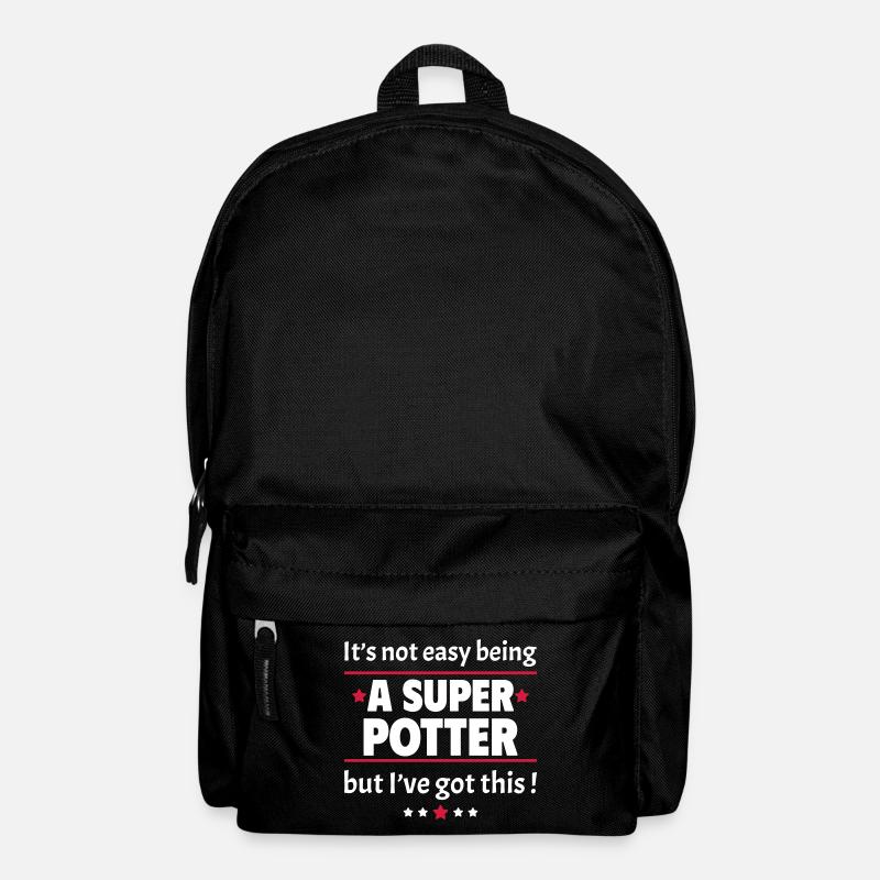 Not easy to be a super - Backpack - black