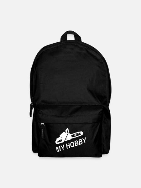 Motor saw chainsaw hobby - Backpack - black