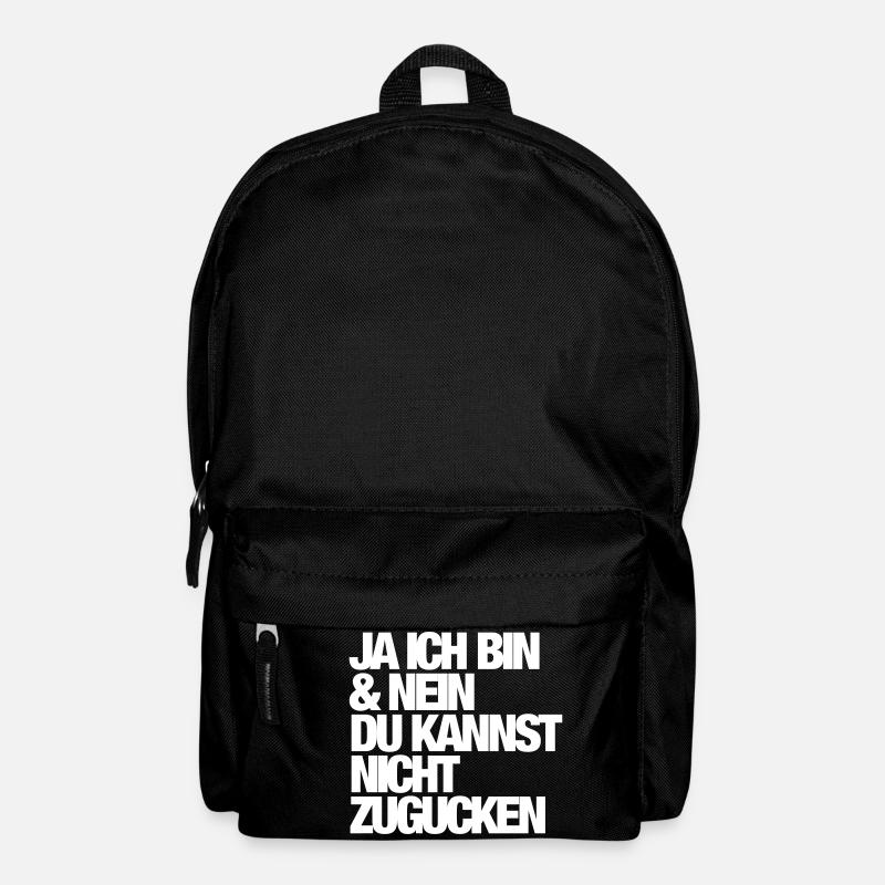 Ja - Ich bin - Rucksack - Schwarz