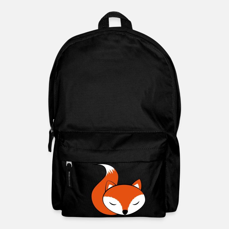 schlafender FoxiFuchs - Rucksack - Schwarz
