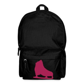 Schlittschuh-Eisschuhfigur - Rucksack - Schwarz - Vorne