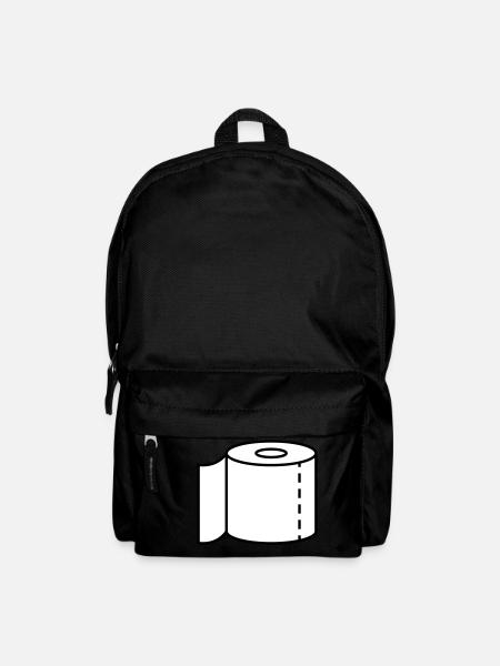 Papier hygiénique pour les urgences - Sac à dos - noir