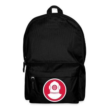 Diver Helmet Circle - Backpack - black - Front