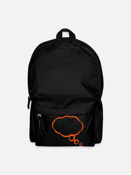 Blase denkt - Rucksack - Schwarz
