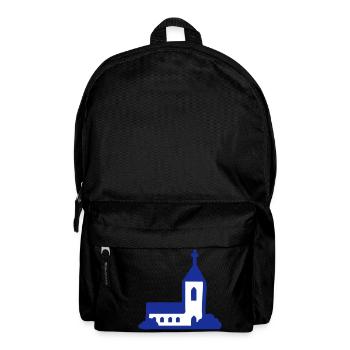 Kirche - 2 - Rucksack - Schwarz - Vorne