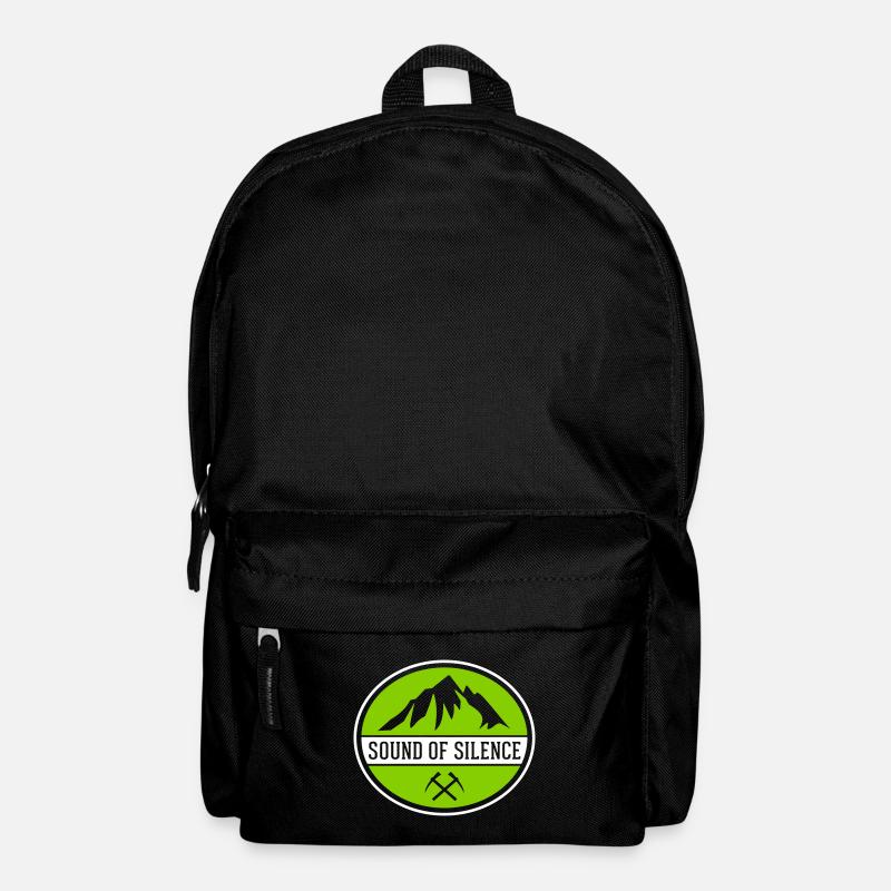 BERGSTEIGEN, SOUND OF SILENCE MIT PICKEL - Rucksack - Schwarz
