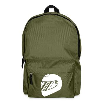 Racer helm racing - Backpack - olive green - Front