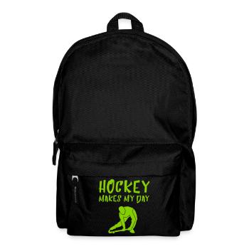HOCKEY fait mon jour - Sac à dos - noir - Devant