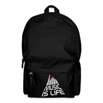 music is life 3d I EN - Backpack - black - Front