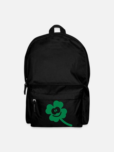 happy Kleeblatt - Rucksack - Schwarz