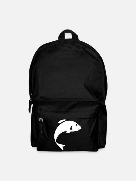Symbole du poisson - Sac à dos - noir