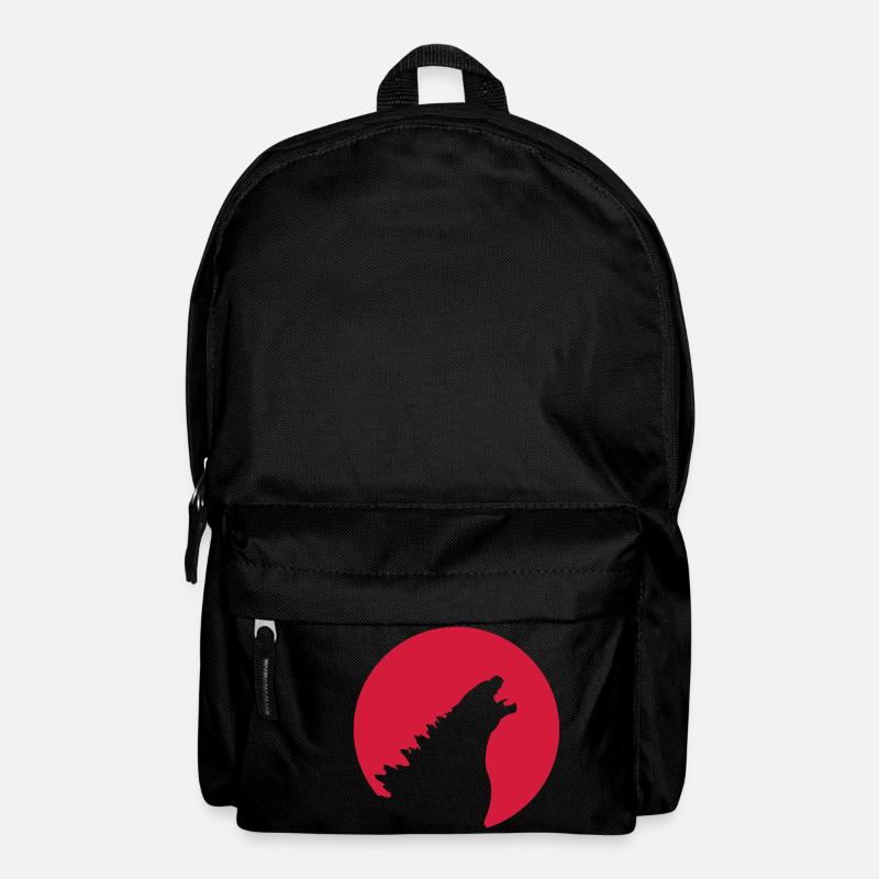 Kaiju dans le drapeau du Japon - Sac à dos - noir