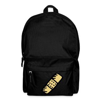 pflaster_2c - Rucksack - Schwarz - Vorne