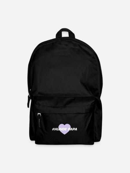 Hunde Papa - Rucksack - Schwarz