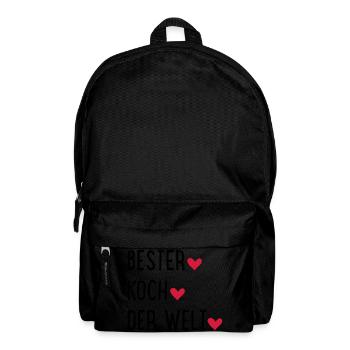 Bester Koch der Welt - Rucksack - Schwarz - Vorne