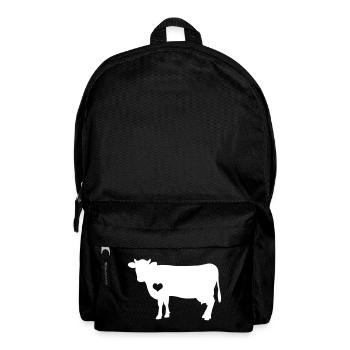 Vache vache ferme agriculture cadeau - Sac à dos - noir - Devant