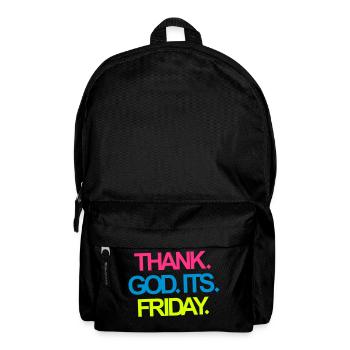 Its Friday! - Rucksack - Schwarz - Vorne