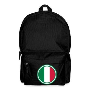 italy italia - Rucksack - Schwarz - Vorne
