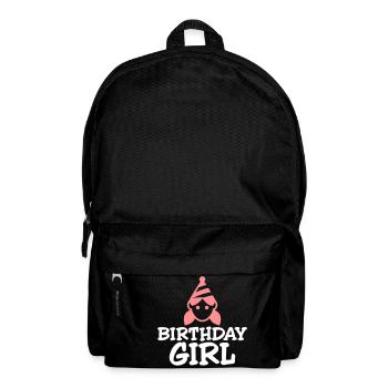 Geburtstagskind - Rucksack - Schwarz - Vorne