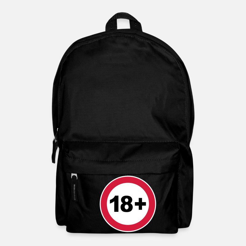 18th / 18th birthday. / 18+ - Backpack - black