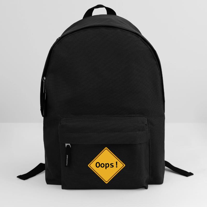 error, oops !, customizable Backpack