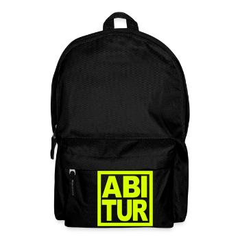 Abitur Abschluss - Rucksack - Schwarz - Vorne
