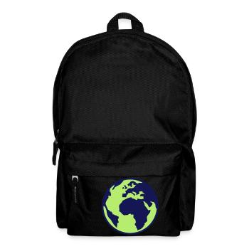 Terre - Monde - Globe - 2C - Sac à dos - noir - Devant
