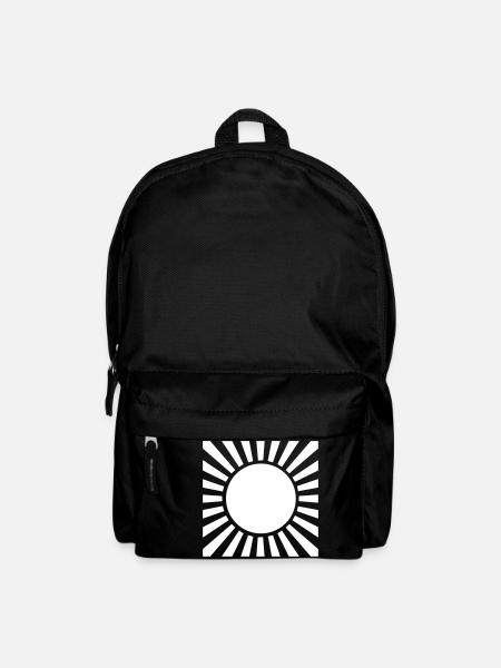 Sonne - Rucksack - Schwarz