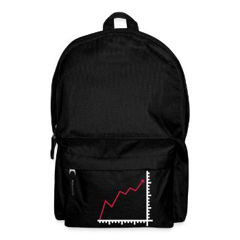 Diagramm - Rucksack - Schwarz - Vorne