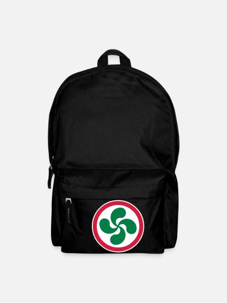 croix basque - lauburu 43 - Sac à dos - noir