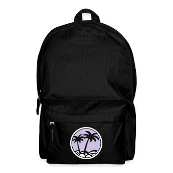 Palmen Emblem 03 - Rucksack - Schwarz - Vorne