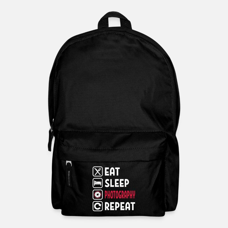 Eat Sleep Photography Repeat - Rucksack - Schwarz