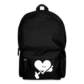 Ruf an mein Herz / call me, my heart (1c) - Rucksack - Schwarz - Vorne