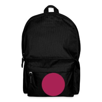 kreis - Rucksack - Schwarz - Vorne