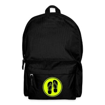 Flip-flops icon - Backpack - black - Front
