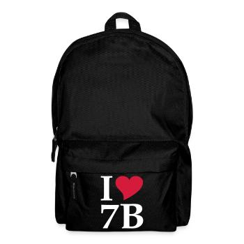 I love 7B / Transylvania - Backpack - black - Front