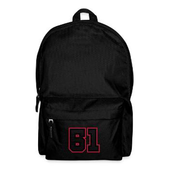 51 Numéro de numéro - Sac à dos - noir - Devant