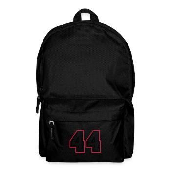 44 Zahl nummer - Rucksack - Schwarz - Vorne