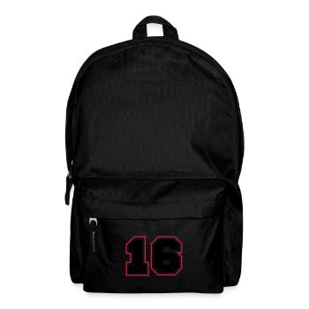16 number symbol - Backpack - black - Front