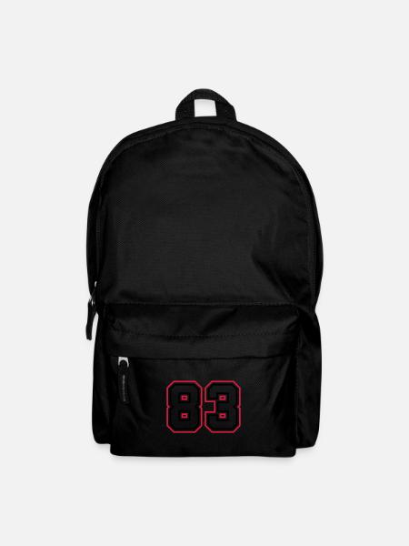 83 Zahl nummer - Rucksack - Schwarz