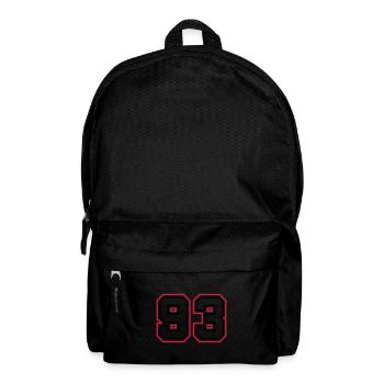 93 Numéro de numéro - Sac à dos - noir - Devant