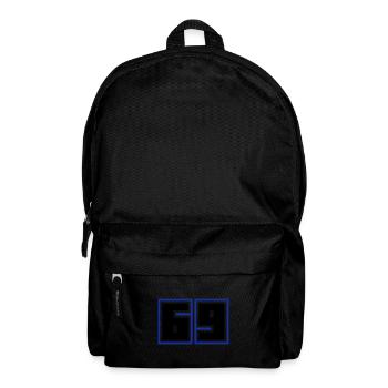 69 Zahl Symbol - Rucksack - Schwarz - Vorne
